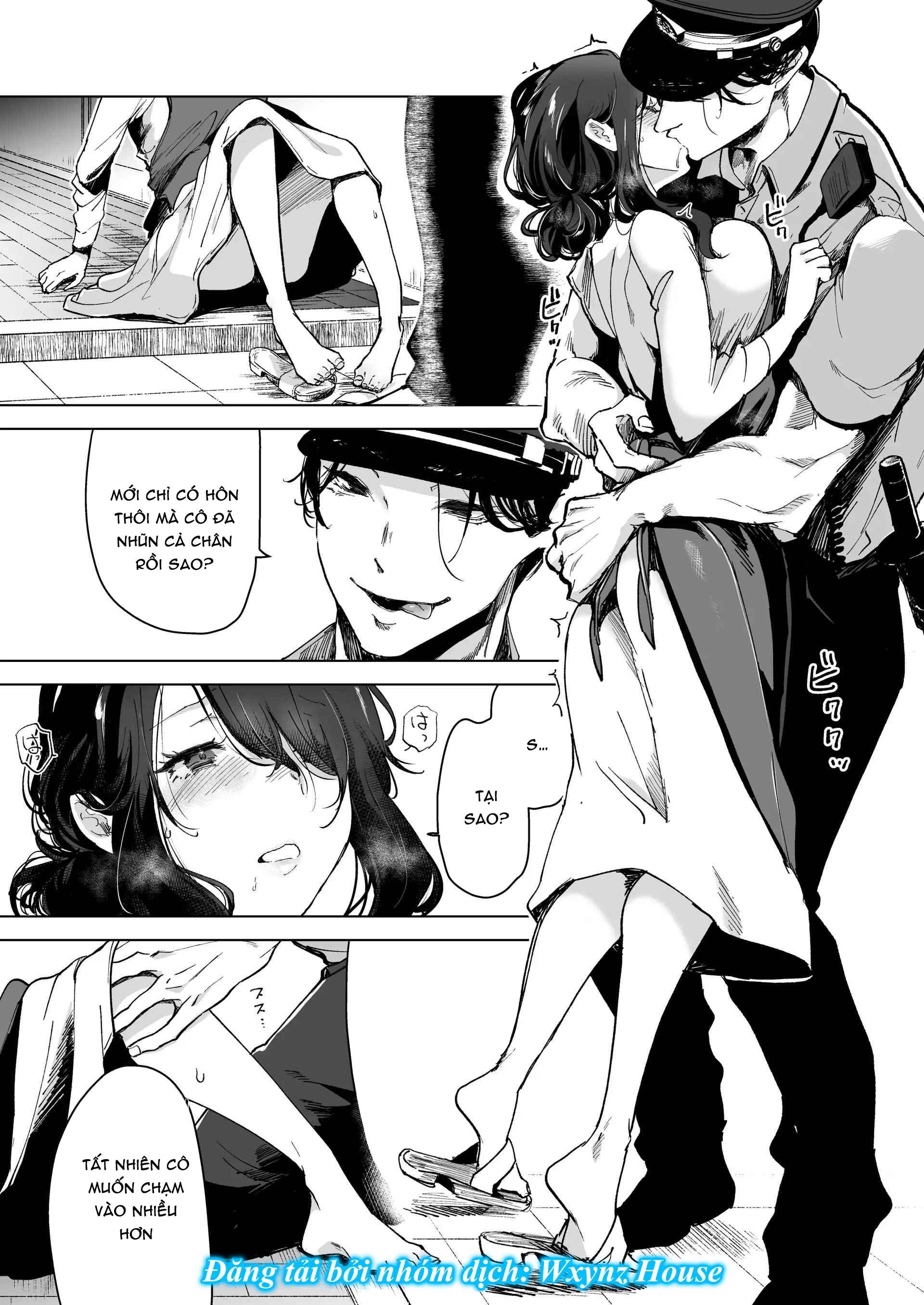 Đọc truyện [21+] Tình yêu sâu đậm của cảnh sát khu phố, người vợ bị giam cầm và hiếp dâm. - Chap 2