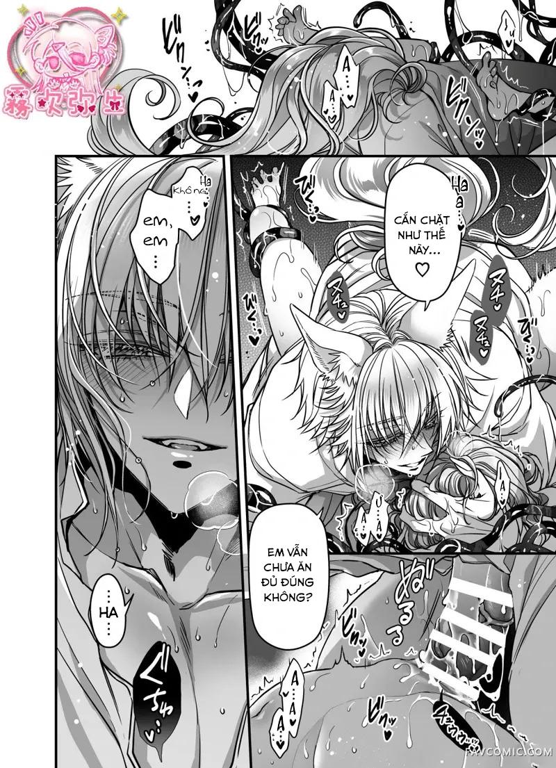 Đọc truyện [21+] Chuyển sinh đến dị giới bị hoàng tử hồ ly xấu xa trói buộc - Chap 4