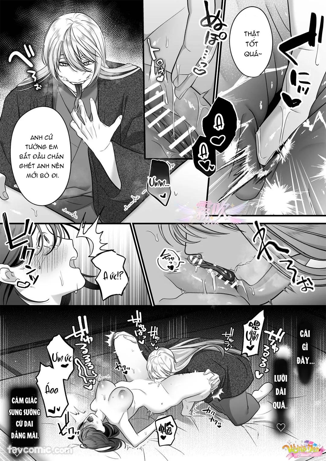 Đọc truyện [21+] Bị trói buộc bởi một vị thần rắn nguy hiểm và đáng yêu - Chap 4-END
