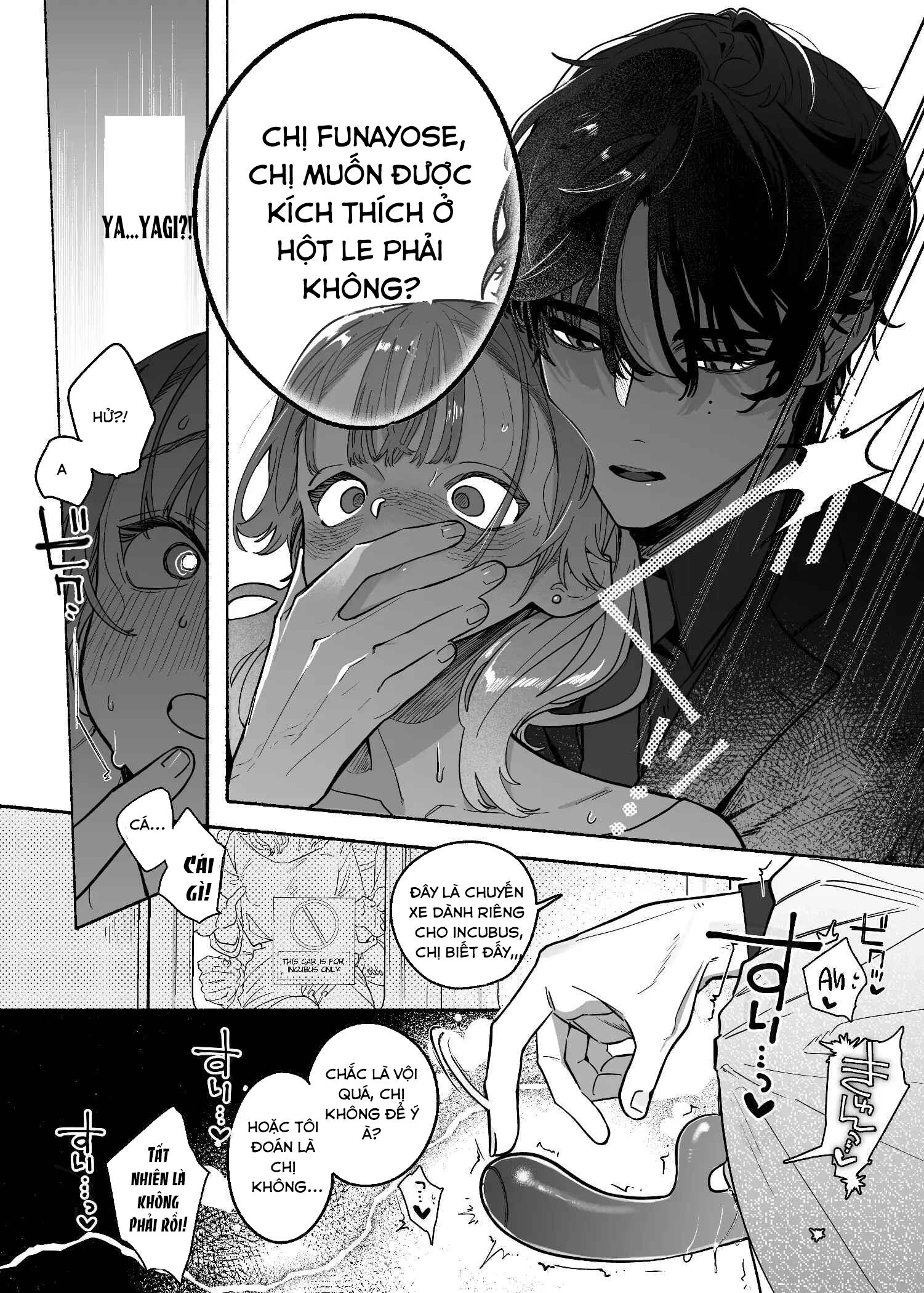 Đọc truyện [21+] Chuyến xe incubus, tàu điện chứa đồ chơi kích thích. - Chap 2