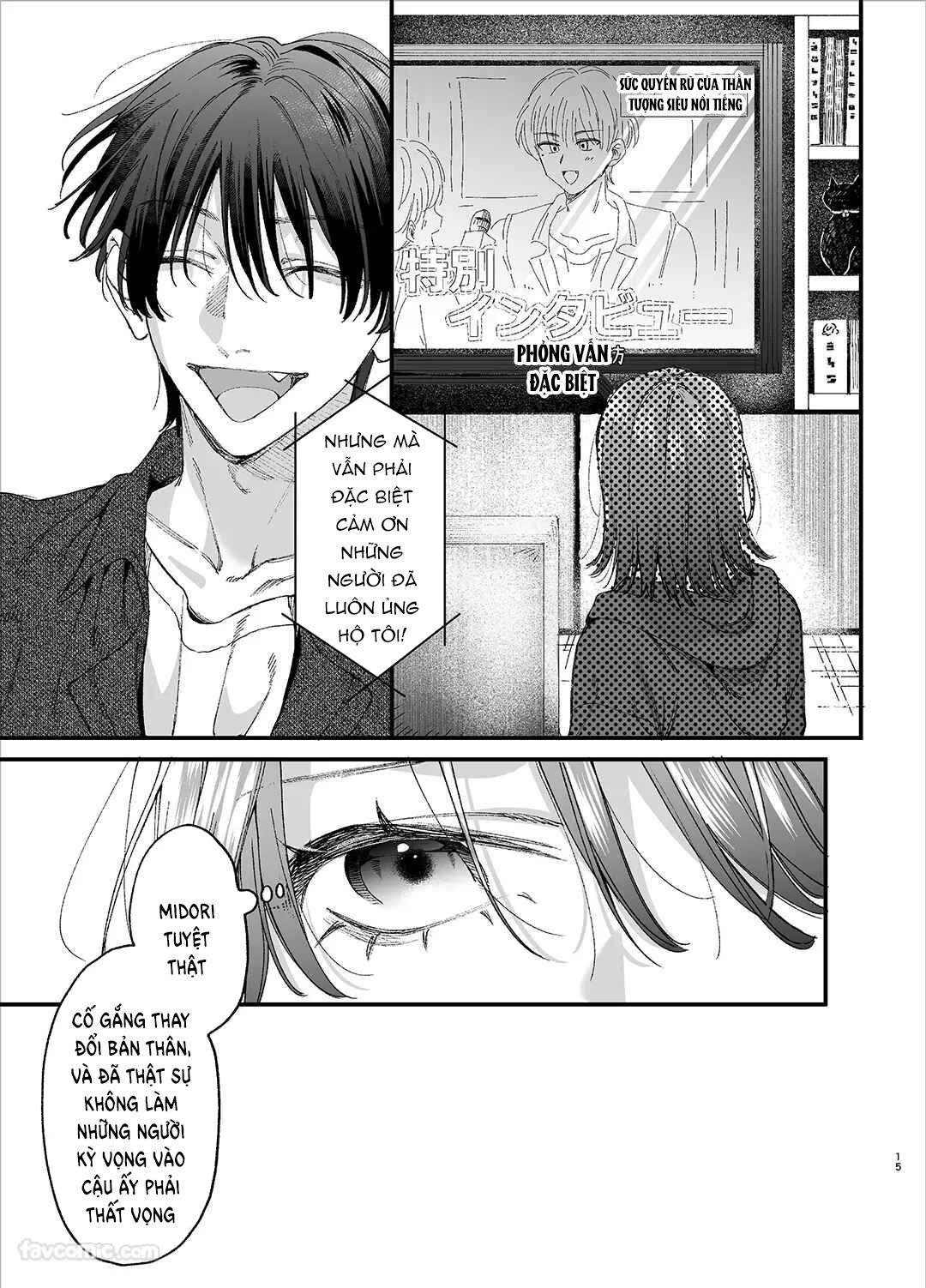 Đọc truyện [21+]  Idol bệnh yêu tôn thờ người mình thích – Midori-kun - Chap 1