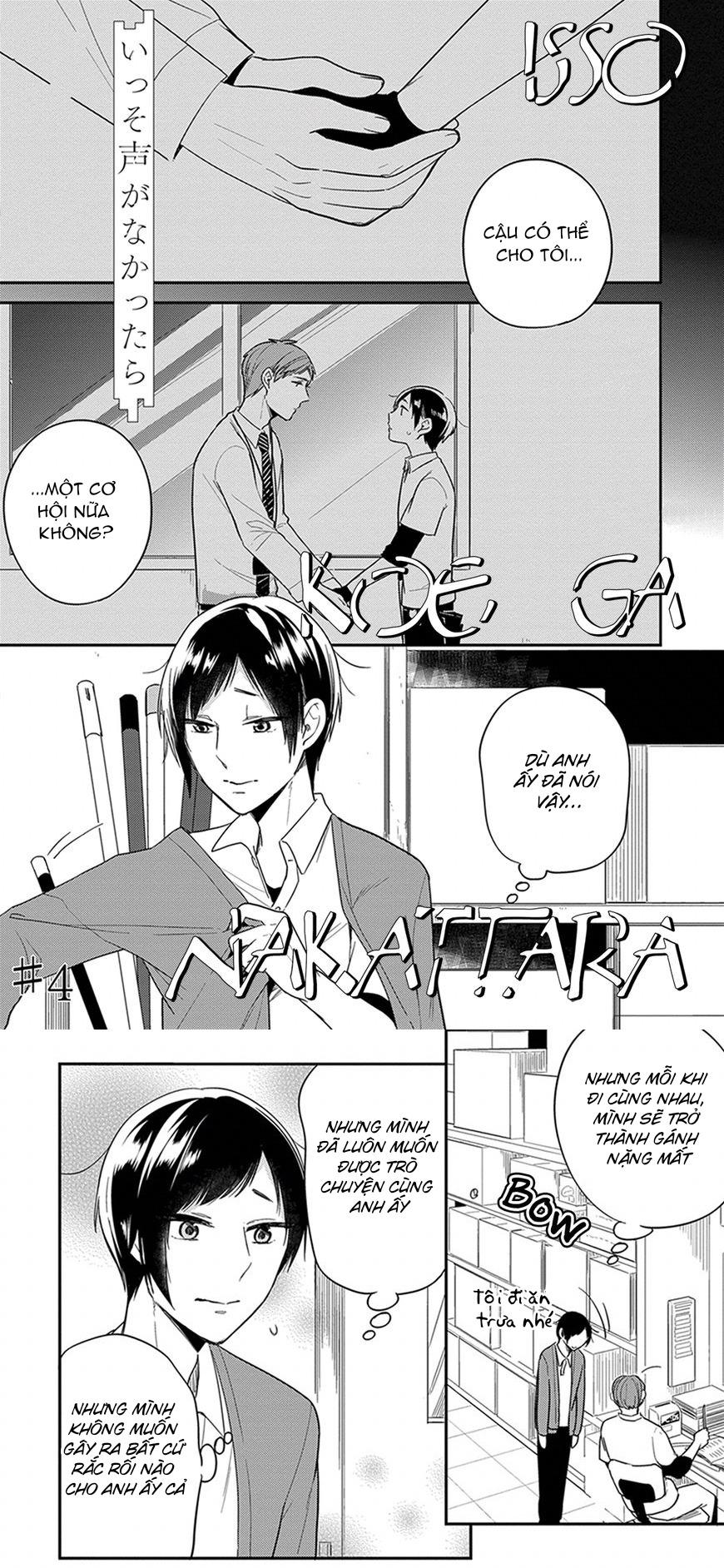 Đọc truyện Giá Như Tôi Không Có Giọng Nói - Chap 4