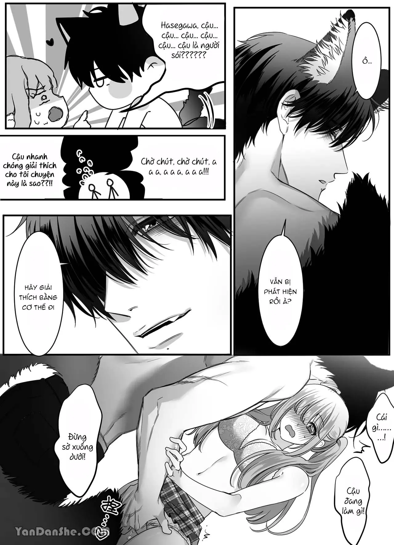 Đọc truyện [R-21] Kẻ thù hóa ra là một người sói khổ dâm! - Chap 1