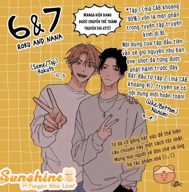 Đọc truyện [BL] Tuyển Tập OneShot Sếch Sếch - Chương 1.1