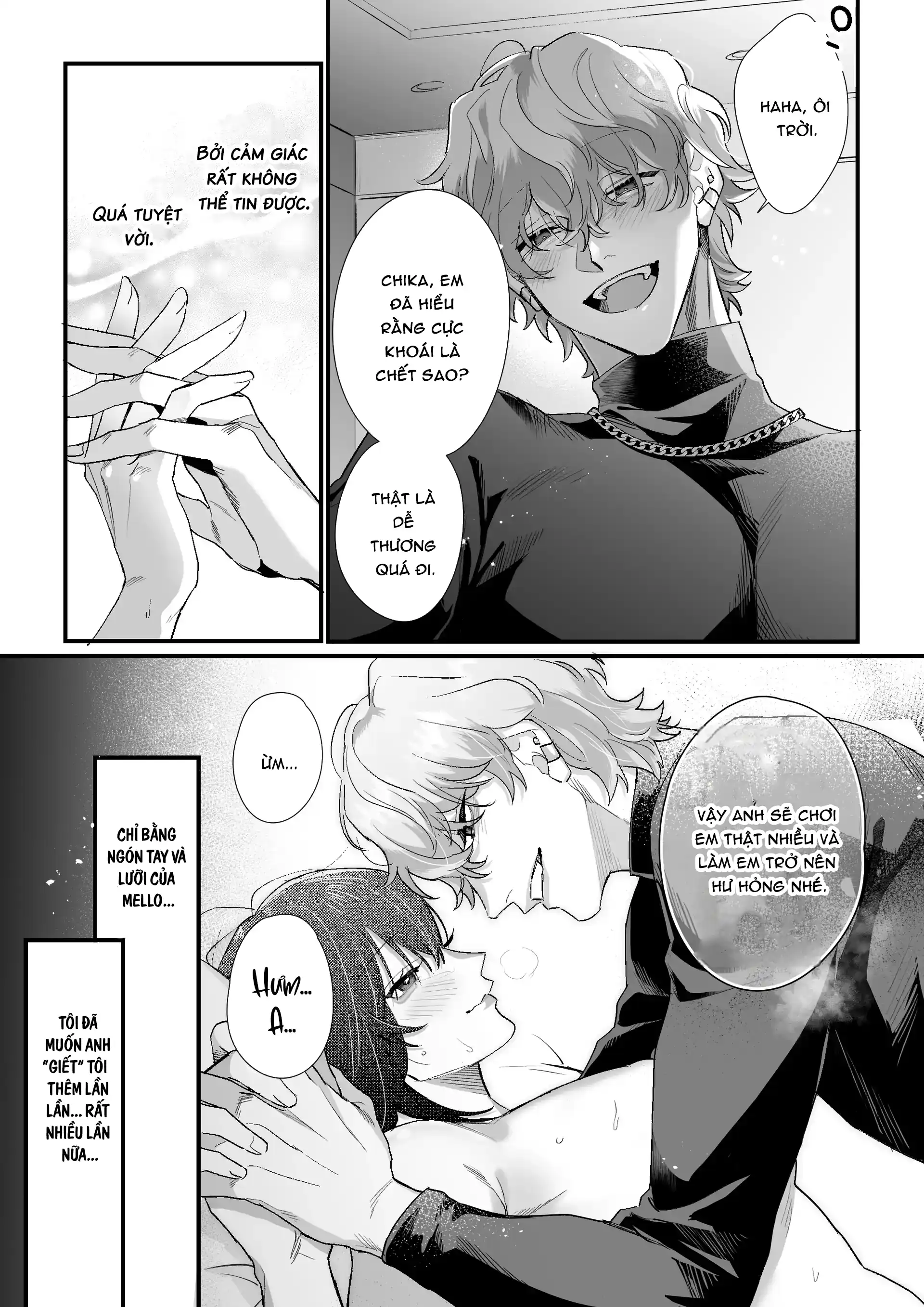 Đọc truyện [21+] Chika-chan Hôm Nay Cũng Muốn Chết~ Cuộc Sống Chung Của Một Anh Chàng Phát Thanh Viên Và Một Cô Nhân Viên Văn Phòng Muốn Tự Vẫn. - Chap 4-full