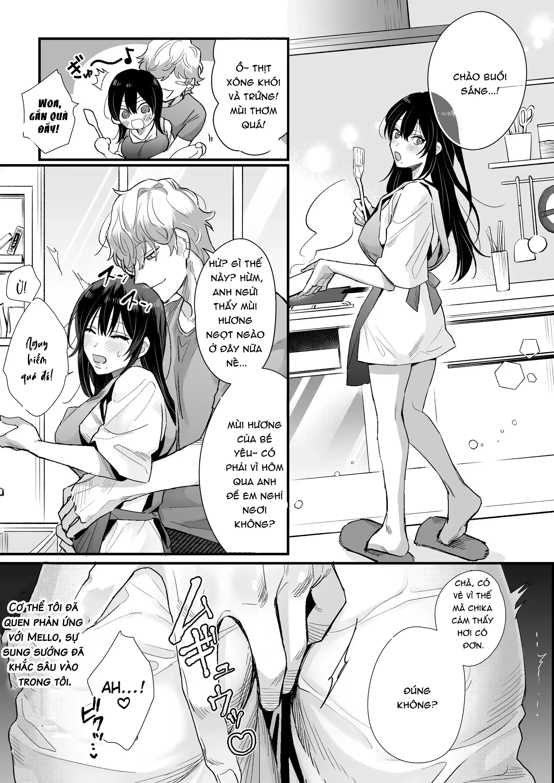 Đọc truyện [21+] Chika-chan Hôm Nay Cũng Muốn Chết~ Cuộc Sống Chung Của Một Anh Chàng Phát Thanh Viên Và Một Cô Nhân Viên Văn Phòng Muốn Tự Vẫn. - Chap 2