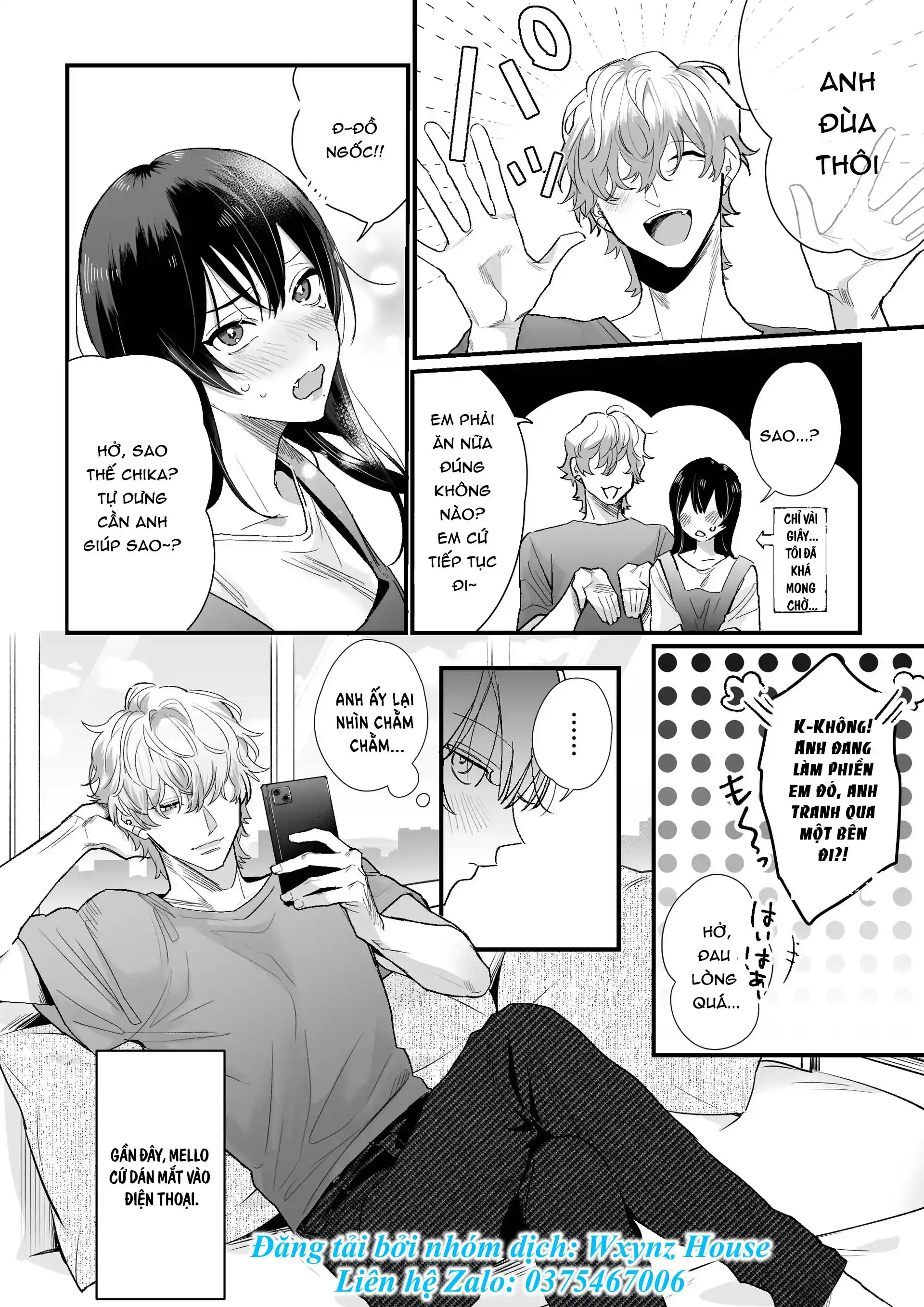 Đọc truyện [21+] Chika-chan Hôm Nay Cũng Muốn Chết~ Cuộc Sống Chung Của Một Anh Chàng Phát Thanh Viên Và Một Cô Nhân Viên Văn Phòng Muốn Tự Vẫn. - Chap 2