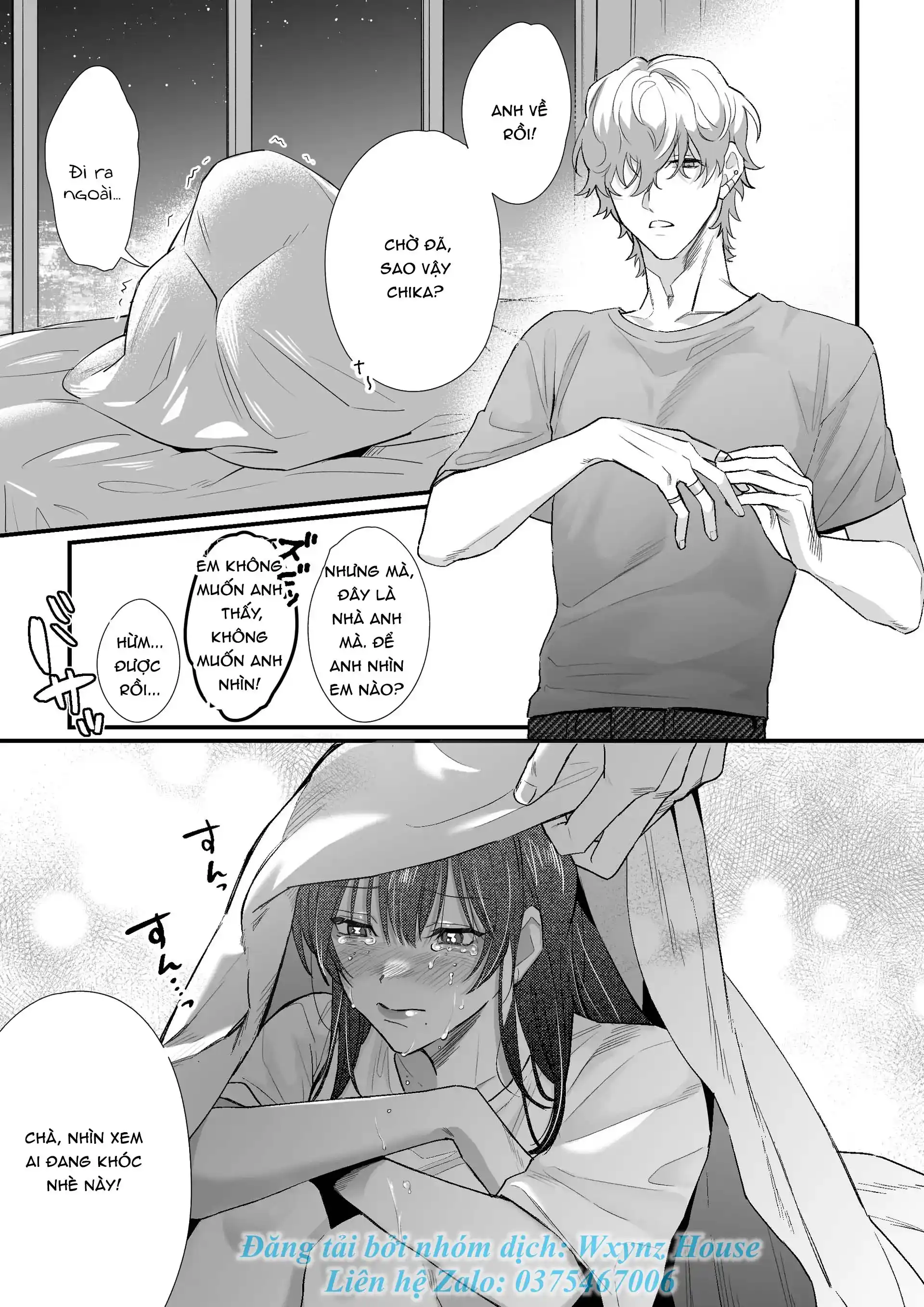 Đọc truyện [21+] Chika-chan Hôm Nay Cũng Muốn Chết~ Cuộc Sống Chung Của Một Anh Chàng Phát Thanh Viên Và Một Cô Nhân Viên Văn Phòng Muốn Tự Vẫn. - Chap 4-full