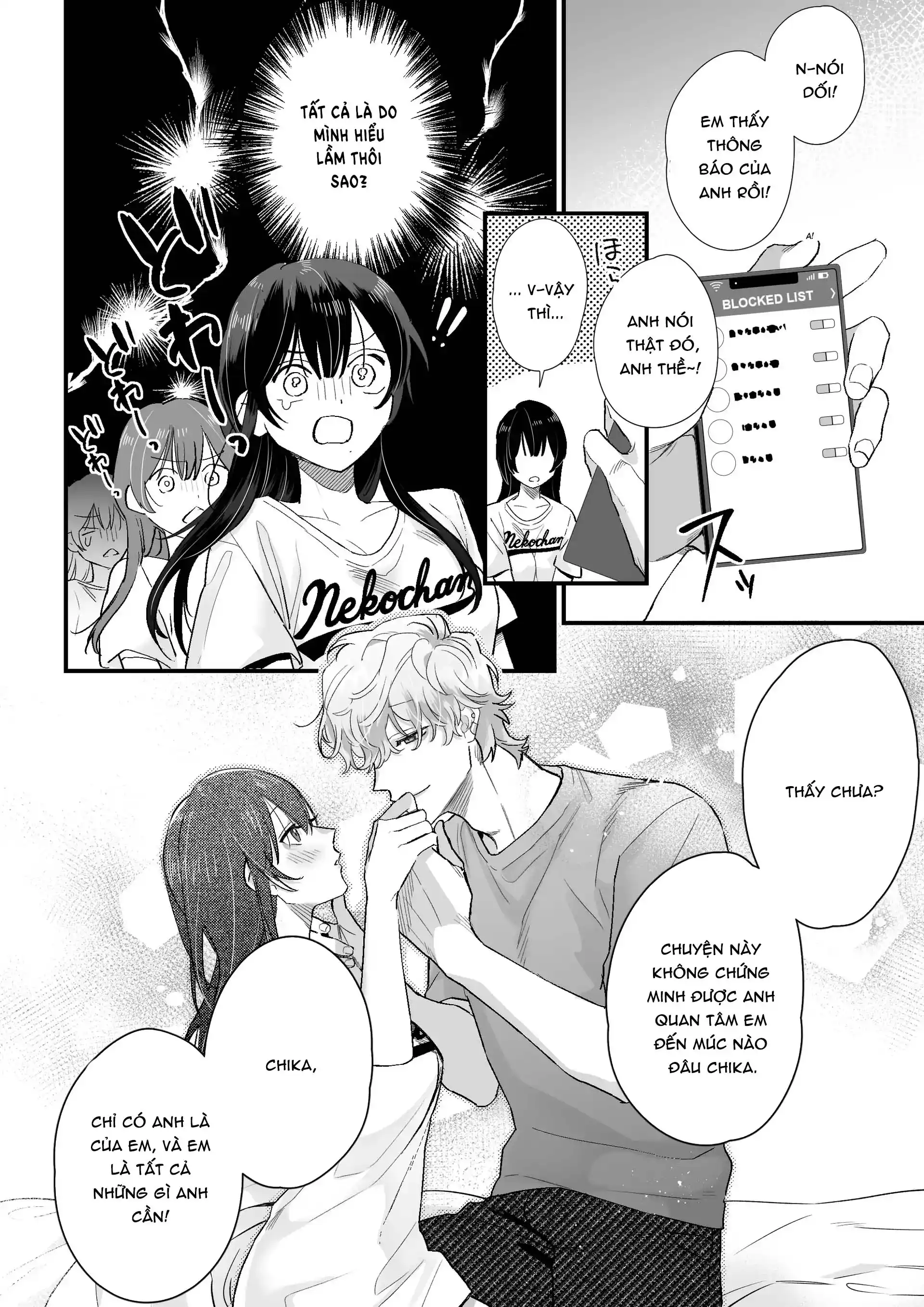 Đọc truyện [21+] Chika-chan Hôm Nay Cũng Muốn Chết~ Cuộc Sống Chung Của Một Anh Chàng Phát Thanh Viên Và Một Cô Nhân Viên Văn Phòng Muốn Tự Vẫn. - Chap 4-full