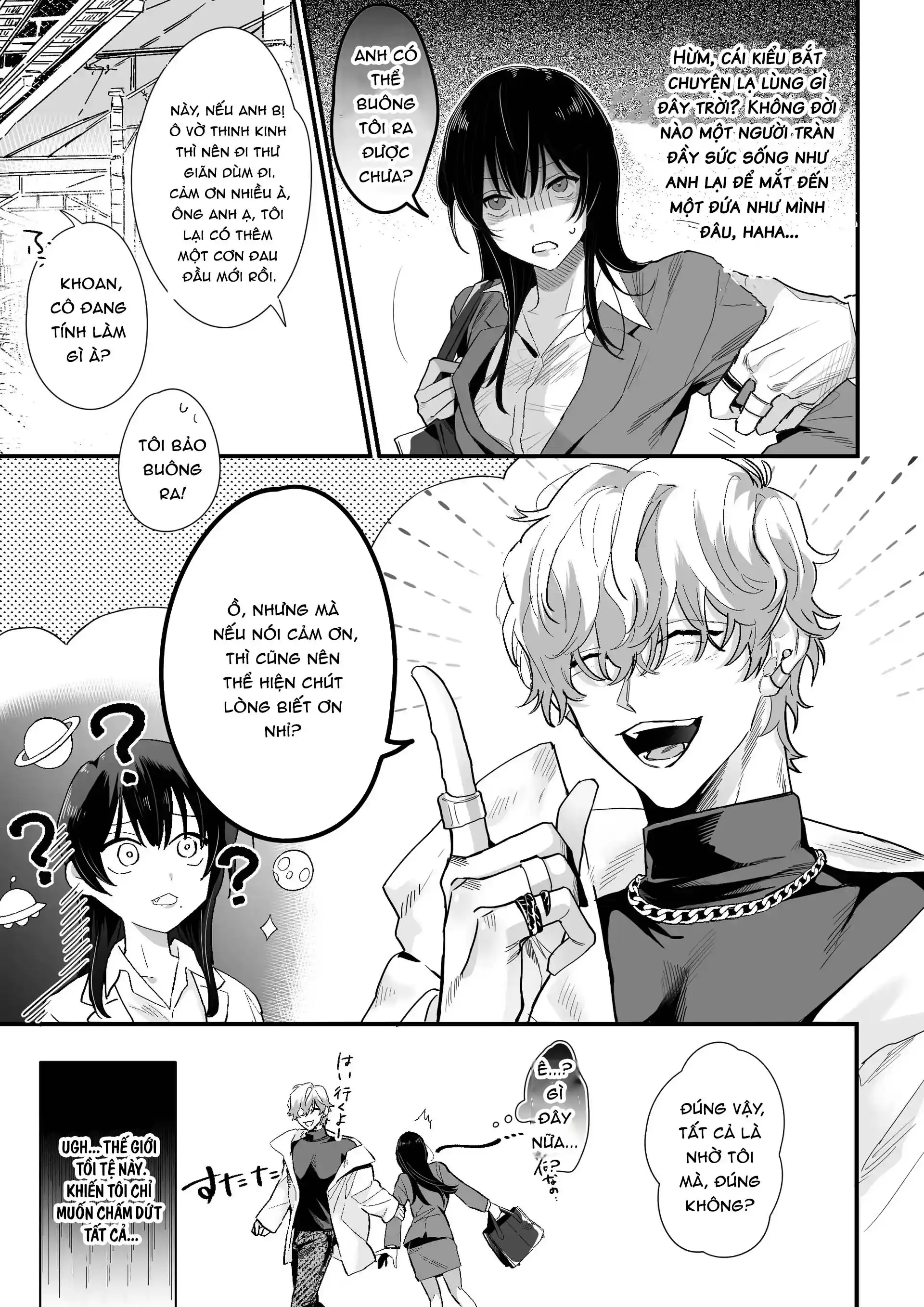 Đọc truyện [21+] Chika-chan Hôm Nay Cũng Muốn Chết~ Cuộc Sống Chung Của Một Anh Chàng Phát Thanh Viên Và Một Cô Nhân Viên Văn Phòng Muốn Tự Vẫn. - Chap 4-full