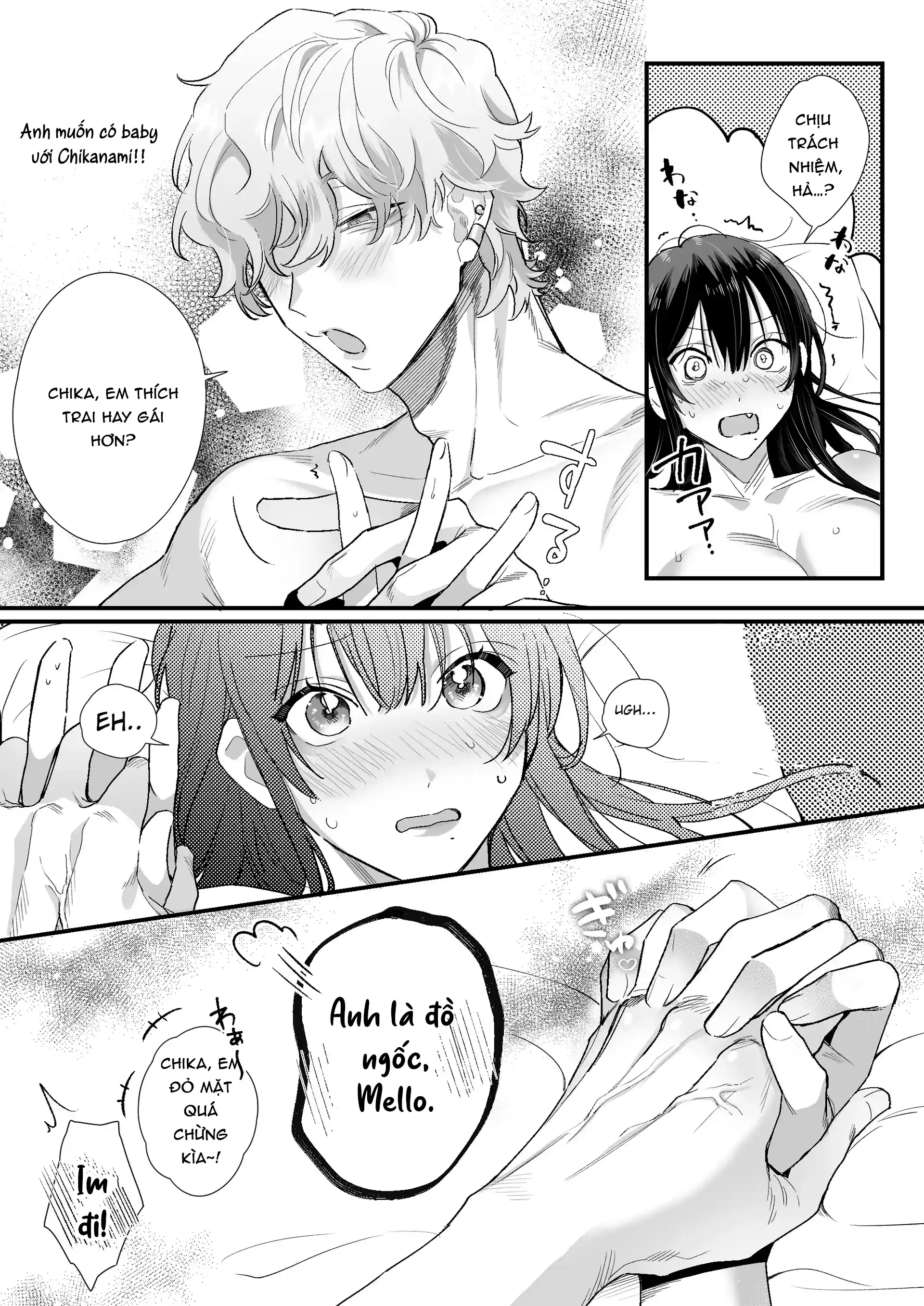 Đọc truyện [21+] Chika-chan Hôm Nay Cũng Muốn Chết~ Cuộc Sống Chung Của Một Anh Chàng Phát Thanh Viên Và Một Cô Nhân Viên Văn Phòng Muốn Tự Vẫn. - Chap 4-full