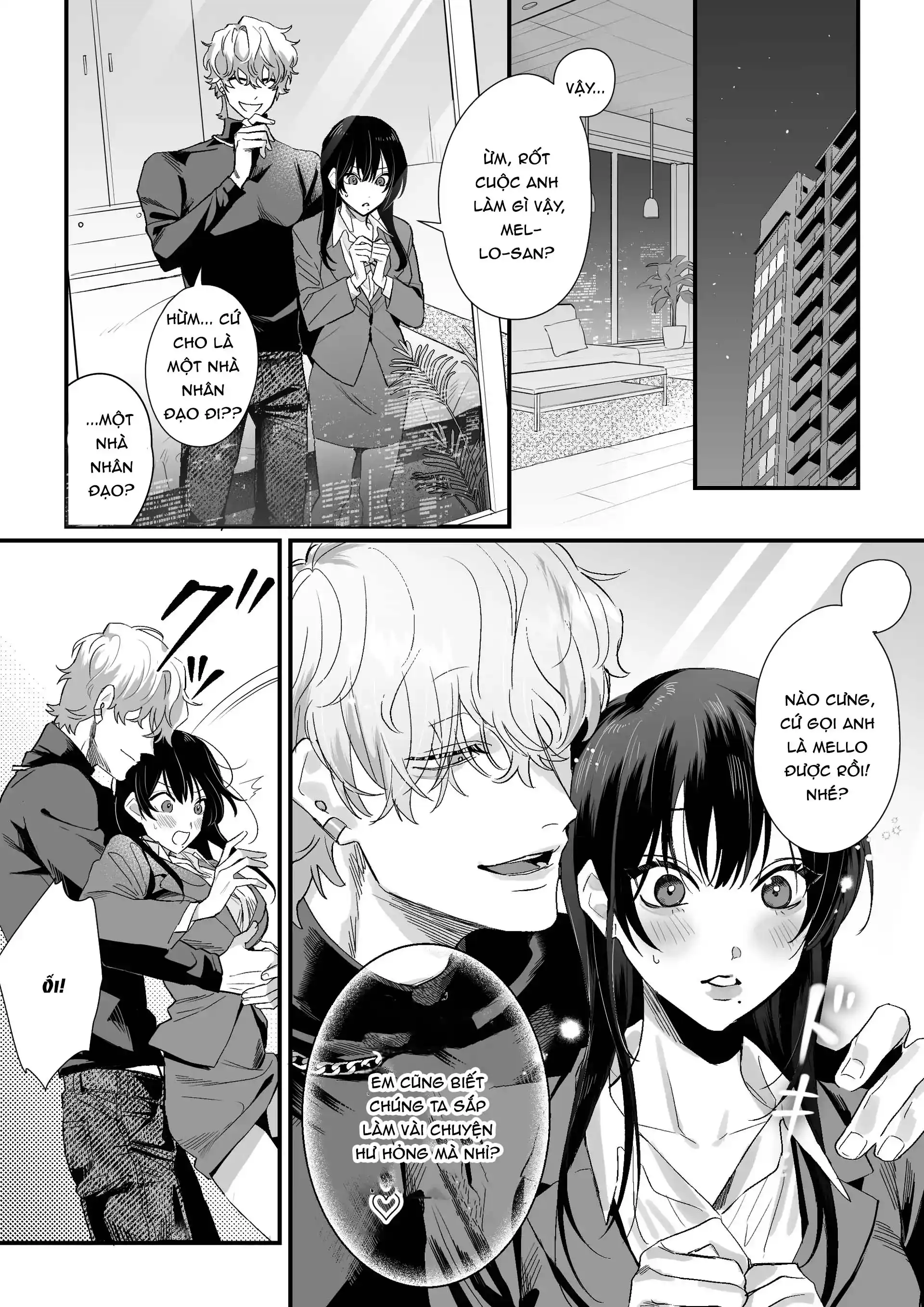 Đọc truyện [21+] Chika-chan Hôm Nay Cũng Muốn Chết~ Cuộc Sống Chung Của Một Anh Chàng Phát Thanh Viên Và Một Cô Nhân Viên Văn Phòng Muốn Tự Vẫn. - Chap 1